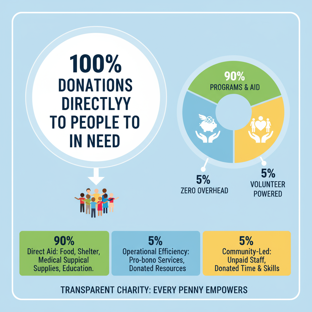 Donation breakdown